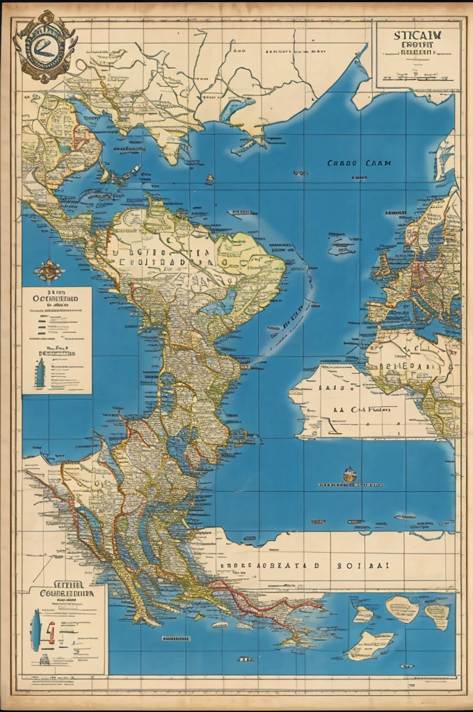 Create a fictitious map image