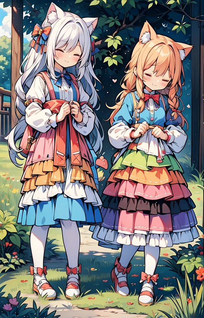 Cute Chibi Smile Cat Ears Sleeping Face Alice　Deformation