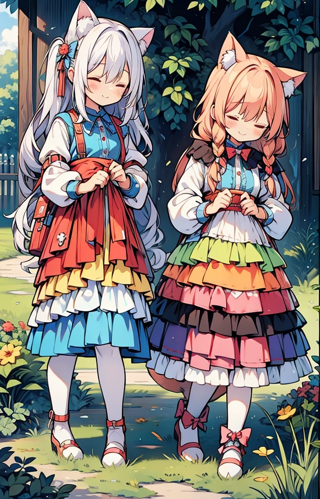 Cute Chibi Smile Cat Ears Sleeping Face Alice Deformation