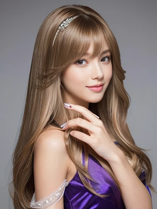 ((whole body)) (big 1.4) Beautiful Fantasy Girl ((Highest quality)), ((masterpiece)), (Get used to it), Perfect Face (1 Girl) (French) (she is 15 years old、The cutest teen in France.) ((Highest quality)), ((masterpiece)), length blonde hair length, 輝く茶colorの髪,Golden Silky Hair, Straight Brown Hair, length blonde straight hair, Perfect Silky Straight Hair, Straight Brown Hair, length blonde hair, sheの髪は長くてまっすぐだ, detailed length blonde hair ((big 1.4)) Super Long Hair down to the ankles ((Neat bangs The neatly trimmed bangs are princess cut and cover the entire forehead......))... 明るい深紅colorの唇 good, Anatomically correct hand Thin fingers Anatomically correct5本の指 Sexy professional makeup Beautiful French girl face, French facial features, Long Hair shiny Long Hair, length, 輝く茶colorの髪, length, Straight Brown Hair, sheの髪は長くてまっすぐだ, Super Long Hair girl, Silky Hair, length blonde hair, Silky Hair, length, Flat Hair, Silky texture, Long Hair, length, Flowing brown hair, thin and shiny hair Anatomically correct、White beautiful human skin and detail of hands and fingers Beautiful Eyes Mouth Details the corners of the mouth rise slightly Cool look (眉毛のcolorは濃い茶colorです) (黄color dress posing for a picture, Disney Portraits, tumbler, What it is?, wearing organza gown, dressed beautiful gown, lady using 黄color dress, color: 黄color, A woman wearing a sparkly floral dress, elegant 黄color skin, gown, Fantasy Dress, Formal Wear, light 黄color beautiful gown, 黄color theme ) (A church with high quality stained glass..) (she'Random Pause) (Random model standing pose)
