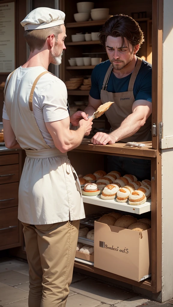 Baker’s Realization: The baker observing this act of kindness.