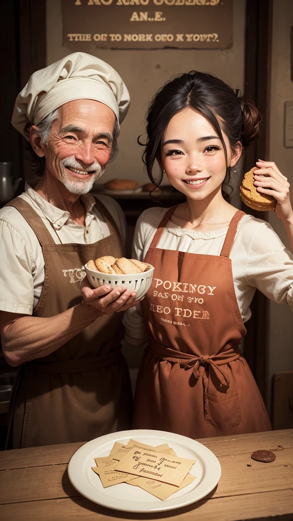 The baker and the beggar smiling with a message about the power of generosity.
