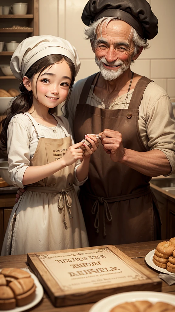The baker and the beggar smiling with a message about the power of generosity.