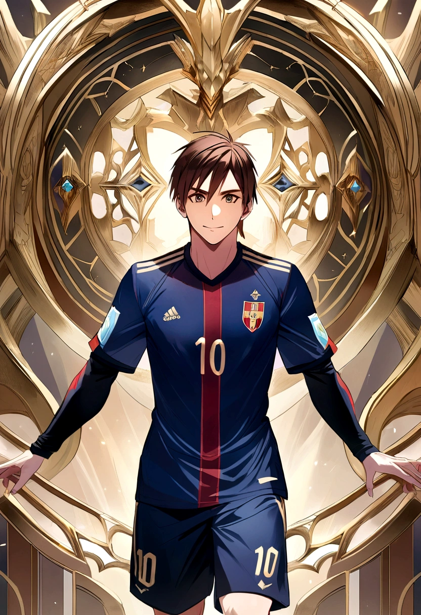 Lionel Messi, Anime Soccer add a title that says Facto D'portes
