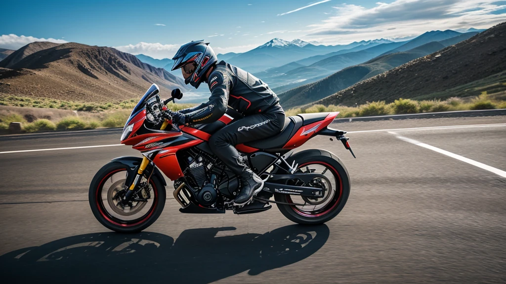Custom Bike Thumbnail: Create a custom thumbnail featuring a dynamic shot of a motorcycle in motion. Use bold fonts and vibrant colors to make it eye-catching1.
Scenic Landscape: Capture a scenic landscape with winding roads, mountains, or open highways where the motorcycle ride takes place. Overlay the video title on the image for clarity.
Action Shot: Use a high-resolution action shot of a rider leaning into a turn or accelerating. Add text overlays to highlight the video’s content.