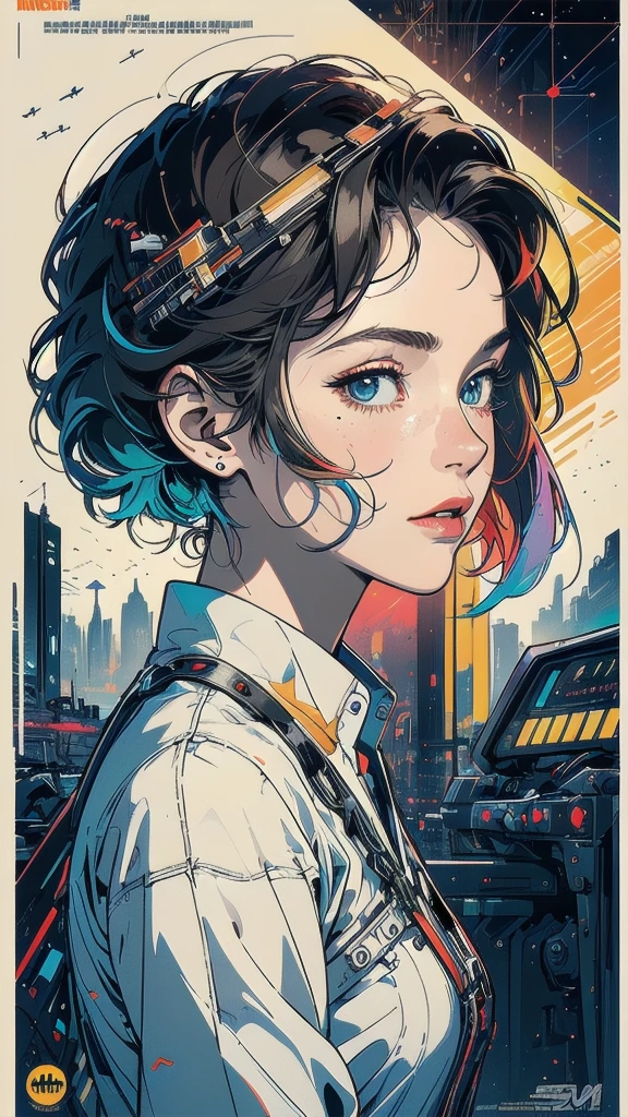 (((masterpiece, highest quality))),(((solo:1.2))),(((1girl:1.2))),32k wallpaper, very detailed, poster, vintage science fiction,(((((geometric cinematic movie poster))))), (bauhaus), shape,(((abstract))),(mid century modern),movie poster,(((((portfolio))))),(((((Close-up))))),(((((bust up))))),((((more various angle)))),(((highlight))),Vast landscape,((((heterochromia)))),(((complete. detailed face))),(((Extremely talented))),(((most complecated machine))),((Overall colorfully))(((text))),(((typography))),(((sentence))),(((Label))),(detailed movie poster),(((((most complicated machine))))),(((genius mechanic))),