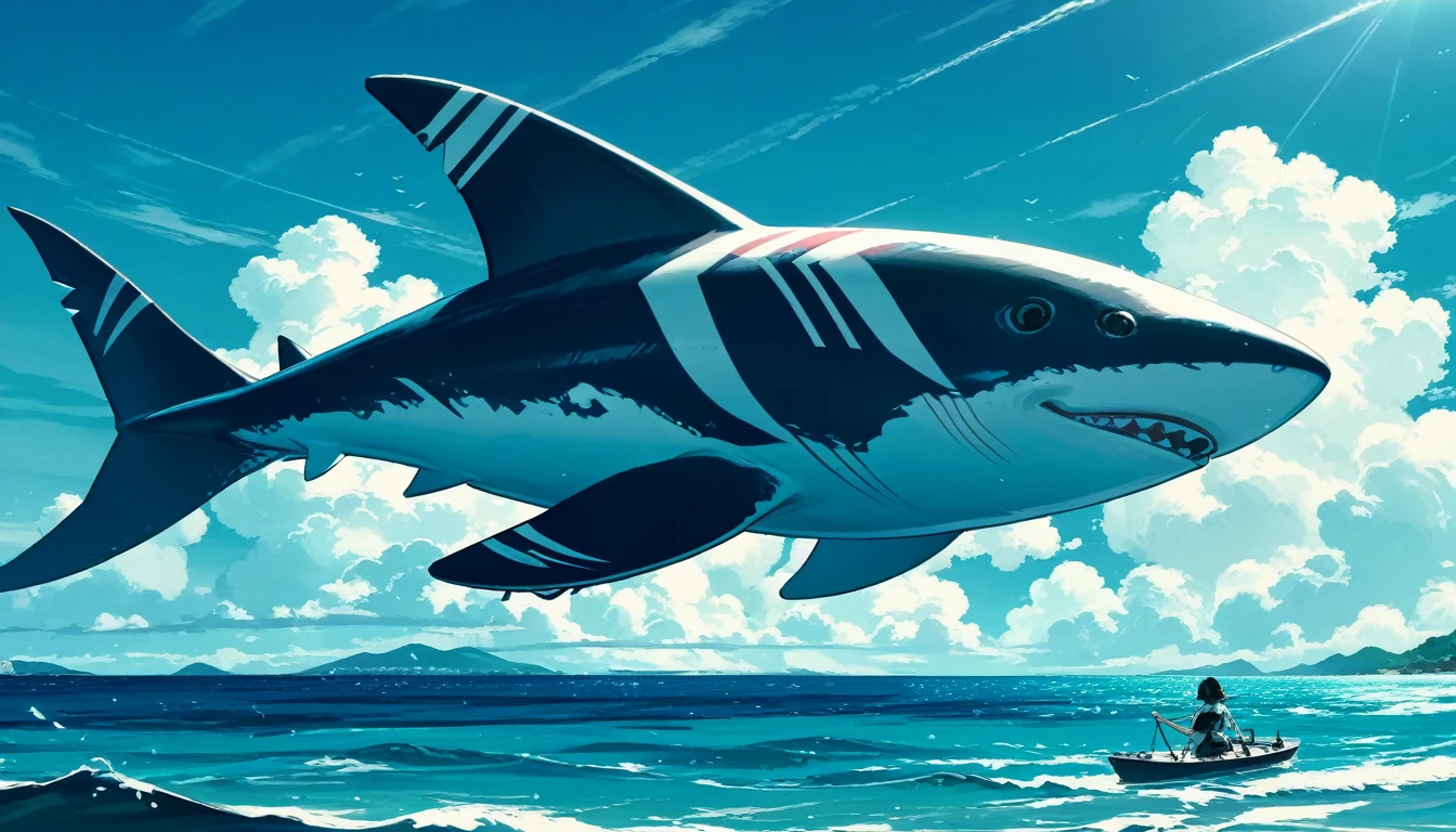 score_9, score_8_up, score_7_up, source_anime, ocean, a girl riding Shark, anime screencap, highly detailed, dark fantasy, cinematic lighting, dramatic composition, 8k, intricate details, vivid colors, masterpiece