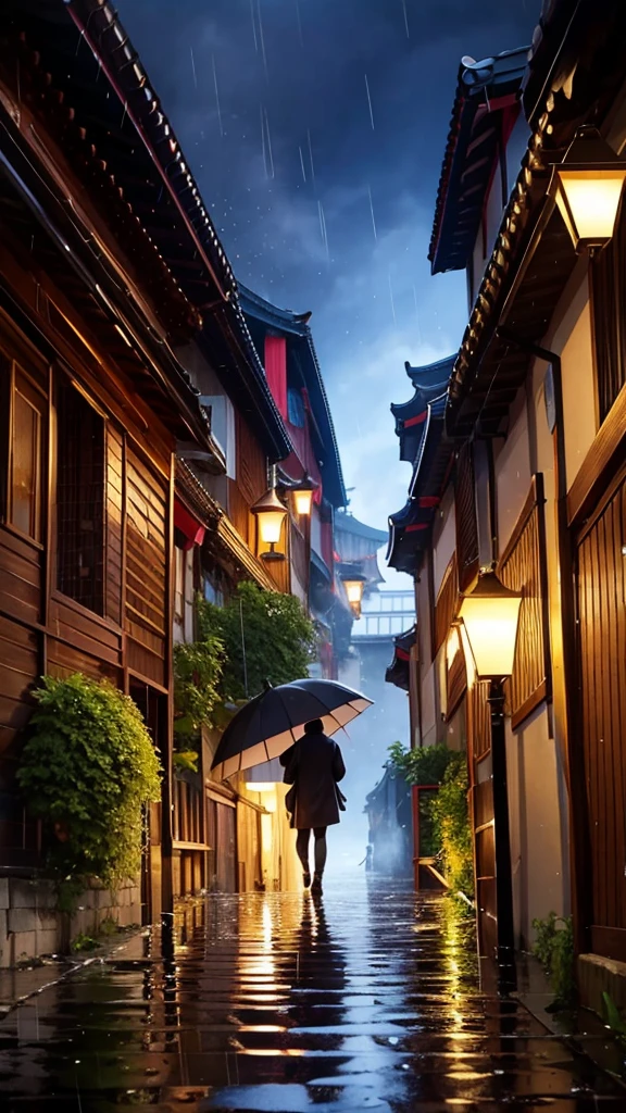 细rain如丝,Gently sprinkled in the quiet town。Under the eaves,rain滴串成珠帘,Gently tapping the cobblestone road,Makes a pleasant ticking sound。far away,朦胧的山色与rain雾交织,Looming,It's like an ink painting。rain中的花朵更显得娇嫩欲滴,绿叶被rain水洗涤得更加鲜亮。Pedestrians holding umbrellas,悠然行走在rain中,Enjoy the tranquility and freshness。rain,Not only does it nourish the earth,It also heals the soul,Let people find inner peace in this gentleness。