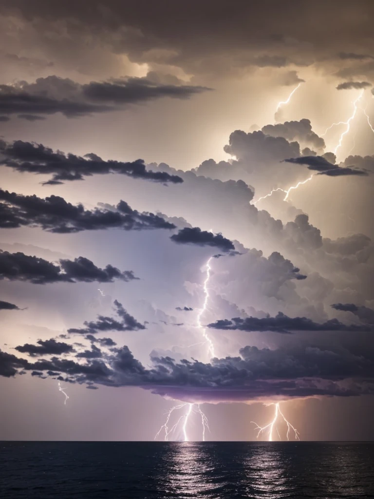 a close up of a lightning bolt hitting a cloud over a body of water, dark storms with lightning, night sea storm, stormy weather with lightning, lighning storm, storm at night, dark clouds and lightning, storm at sea, magic storm and thunder clouds, lightning storm, cyan lightning, ominous nighttime storm, thunder storm, storm on horizon