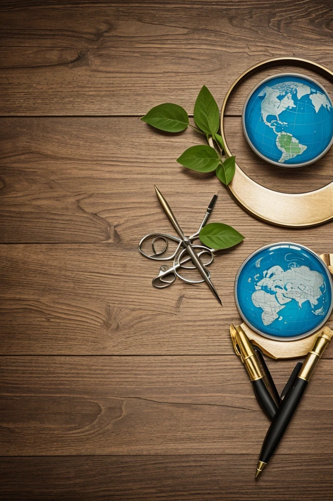 Create an image that relates mathematics, geography and technology