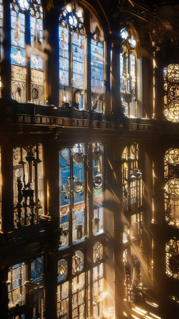 (Extremely detailed和逼真的 CG, masterpiece, best quality, Extremely detailed), steampunk, St. Paul's Metropolitan Cathedral, (Optimal lighting, The best shadow, Extremely delicate and beautiful), Dynamic Angle, movie environment, Gorgeous metalwork, gear, Clockwork, smokes, steam, Period clothing, Vibrant colors.  