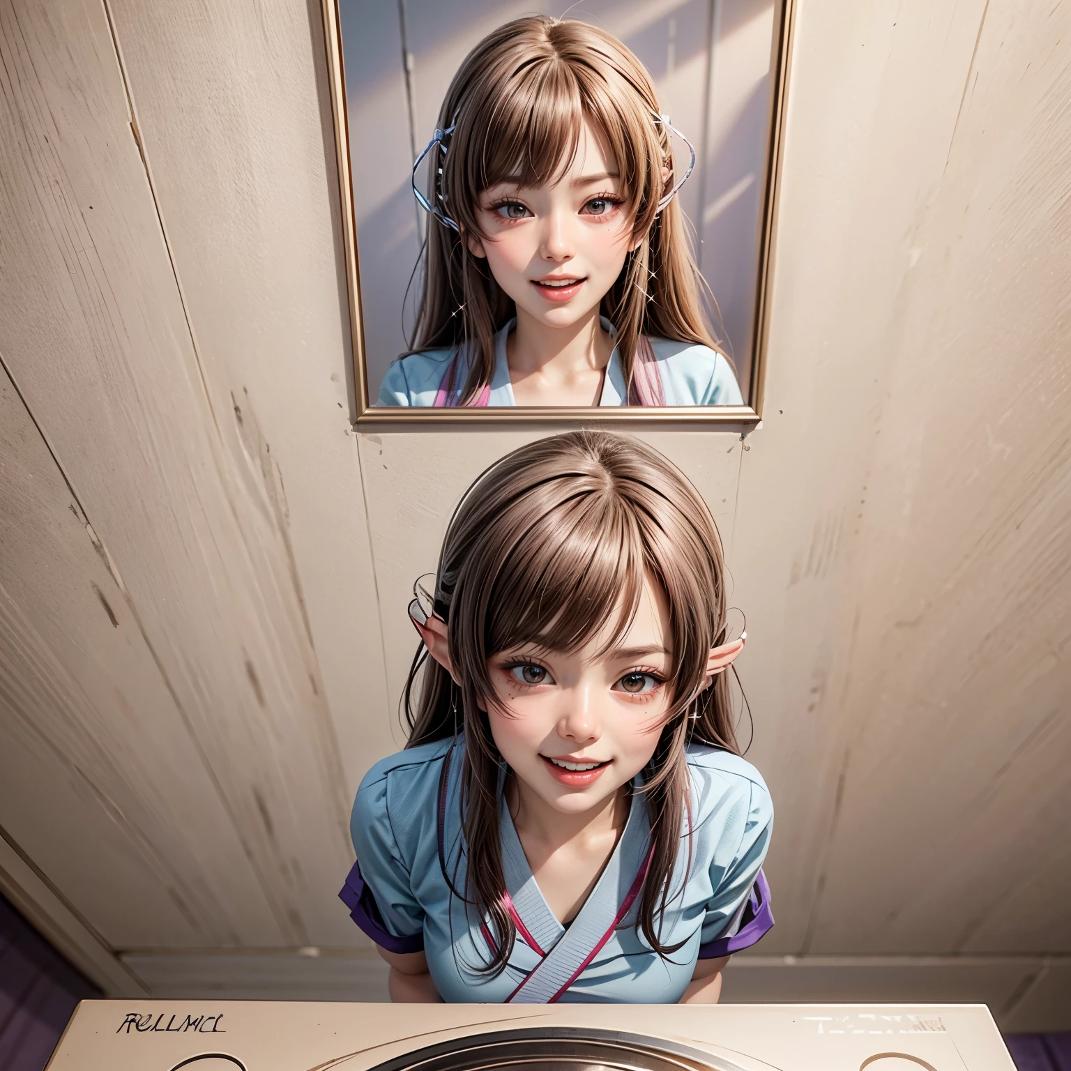 (Through wall, Glory wall pose:1.2), SchoolGirls wearing uniforms, RedRibbon, PUNIPUNI Radiant PearlSkin with Transparency, no legwear, PriceTags NamePlate . (Character concept art:1.37), Different types of hair colors, (((NOGIZAKA face variations)))  Extremely Detailed very KAWAII face variations, perfect anatomy, Childish CaptivatingGaze Elaborate Pupil with (sparkling highlights:1.2), DoubleEyelids with Detailed[Voluminous LongEyelashes], Small GlossyRedLips with BeautifulDetails, CoquettishTongue, PUNIPUNI RosyCheeks  { (Dynamic Joyful Expressions LifeLike Rendering:1.4) | (:d) }, (large eyes:-1) . (Acutance:0.8) NSFW_MouthGloryHole_ownwaifu (Assfocus)