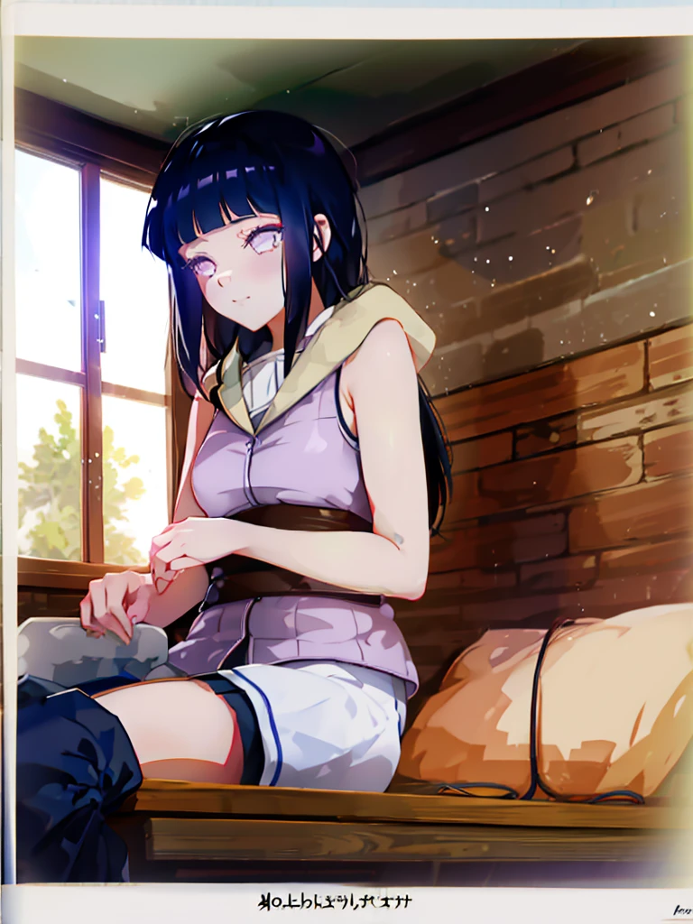 1girl, hinata, hyuuga hinata, sitting down