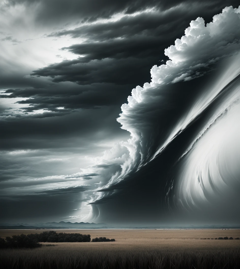 Great Plains，dark clouds