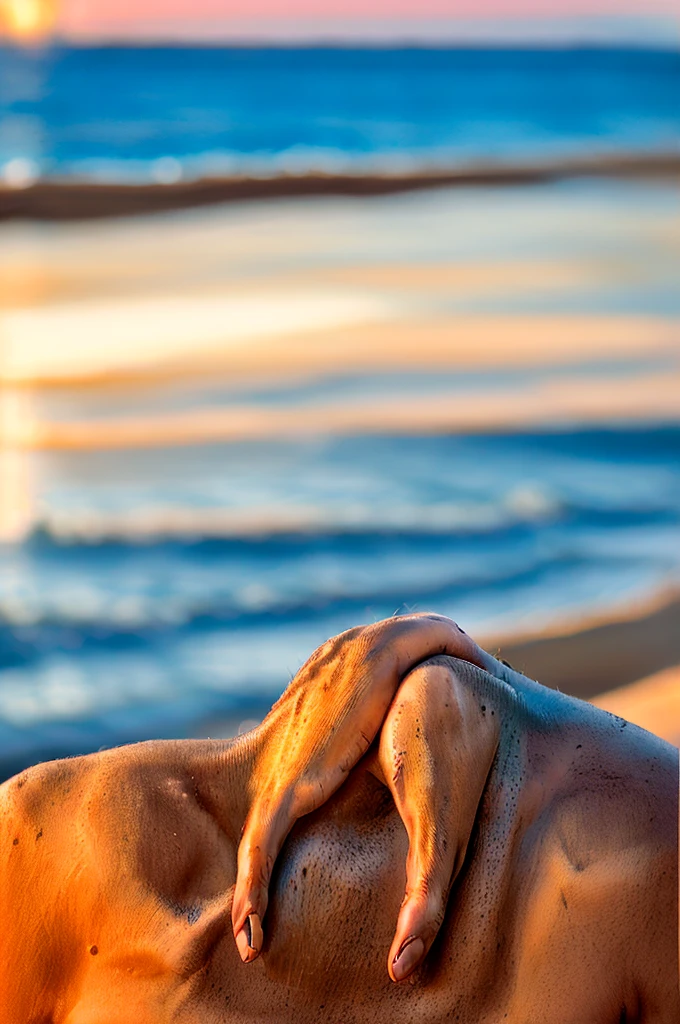 Great Dane on the beach