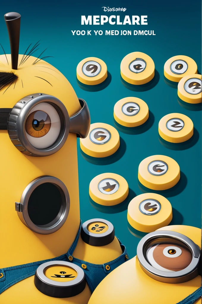 Create WhatsApp logo with Despicable Me