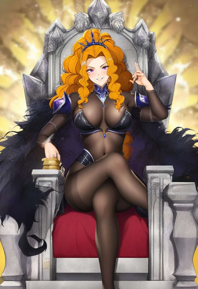 Adagio he sits on a throne and laughs Black bodystocking