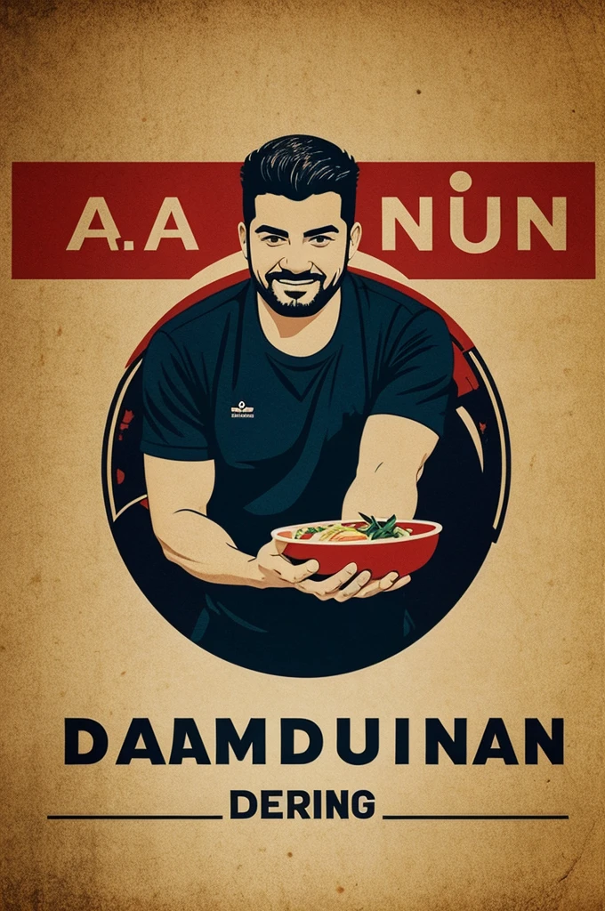 DAmián te cocinA, logo, comidA deliciosA, @A_dAmiAn