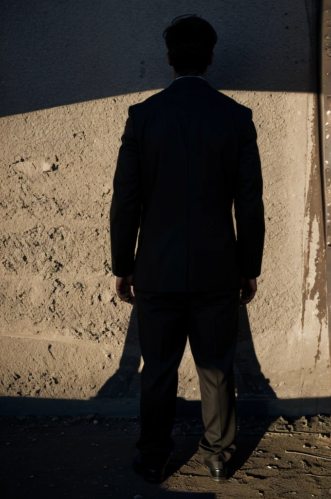 Big Backside Black n shite shadow of man