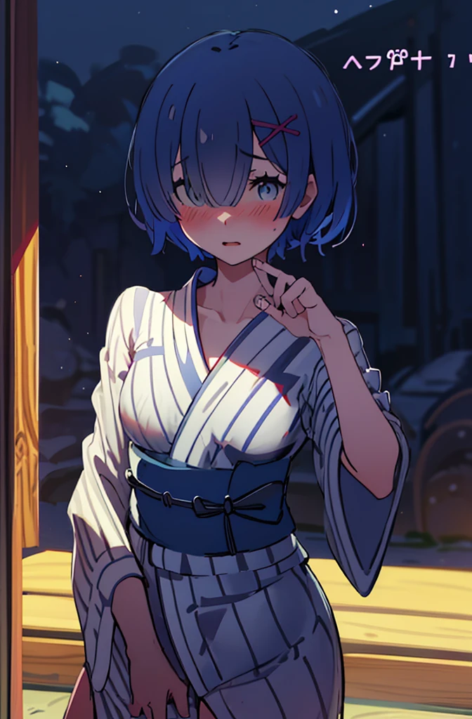 Undressing、Acme Face、Random pose、Black Hair、nsfw、yukata、yukata、 hair over one eye, blue hair, short hair,、Summer festival、night、、 hair over one eye, blue hair, short hair,、show off breasts、nose blush、1 boy、bitch、POV shooter、blush、Embarrassed look、saliva、1 boy、POV shooter、Chest grab、Small breasts、手でhide、skill、、hide、、blush、、Embarrassed look、、blush、、Perfect hands、Fine hand、、Good hands、Summer festival、night、 hair over one eye, blue hair, short hair, panties, , standing, Good