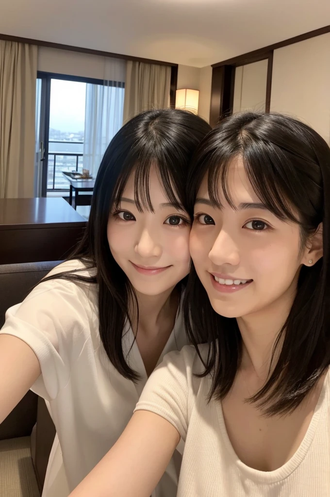Japanese、20th Generation、Couple、Hotel、Selfie