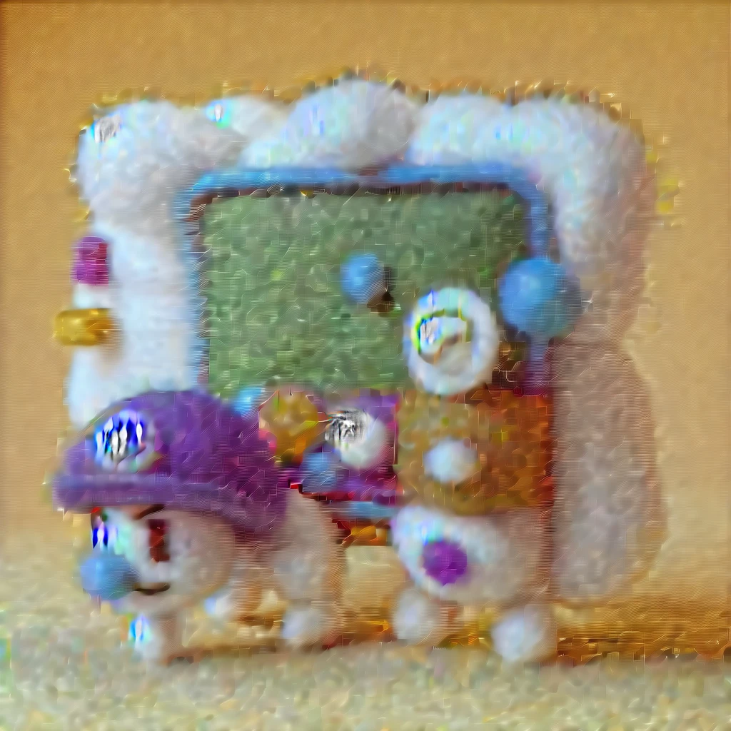 wool felt,mario (series),, 8k,Highly detailed,Digital photography,High definition,