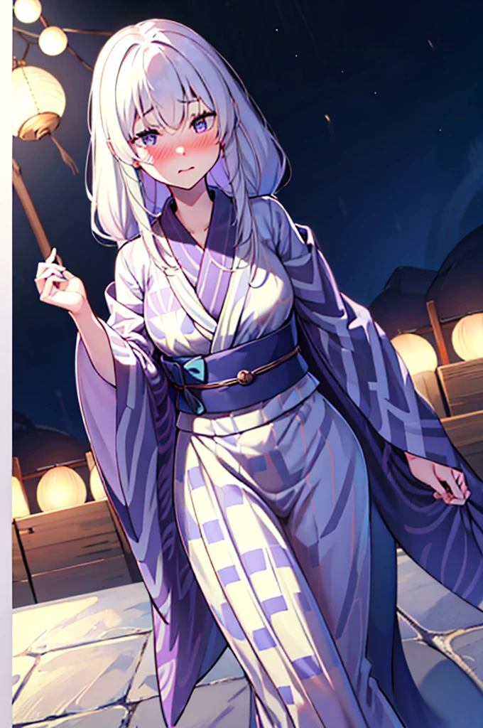 Acme Face、Random pose、Undressing、nsfw、yukata、yukata、Light silver hair、Semi-long hair、Summer festival、night、、Pale purple eyes、show off breasts、nose blush、1 boy、bitch、POV shooter、blush、Embarrassed look、saliva、1 boy、POV shooter、Chest grab、Small breasts、手でhide、skill、、hide、、blush、、Embarrassed look、、blush、、Perfect hands、Fine hand、、Good hands、Summer festival、night、Light silver hair、Semi-long hair、Summer festival、night、、Pale purple eyes