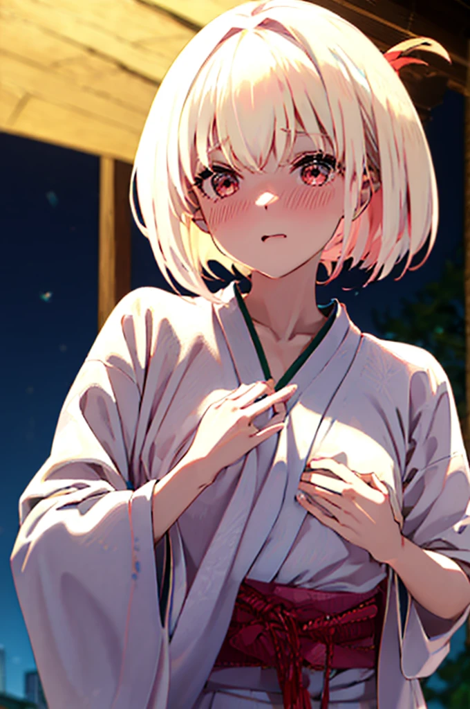 、Undressing、Acme Face、Random pose、Black Hair、nsfw、yukata、、Light cream colored hair、Short Hair、Pale red eyes、Summer festival、night、、Light cream colored hair、Short Hair、Pale red eyes、show off breasts、nose blush、1 boy、bitch、POV shooter、blush、Embarrassed look、saliva、1 boy、POV shooter、Chest grab、Small breasts、手でhide、skill、、hide、、blush、、Embarrassed look、、blush、、Perfect hands、Fine hand、、Good hands、Summer festival、night