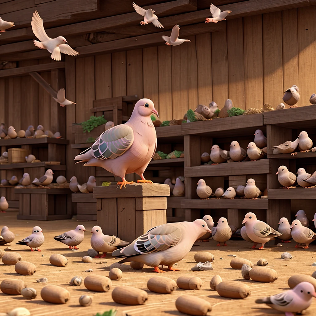 Many Grains eat pigeons. 