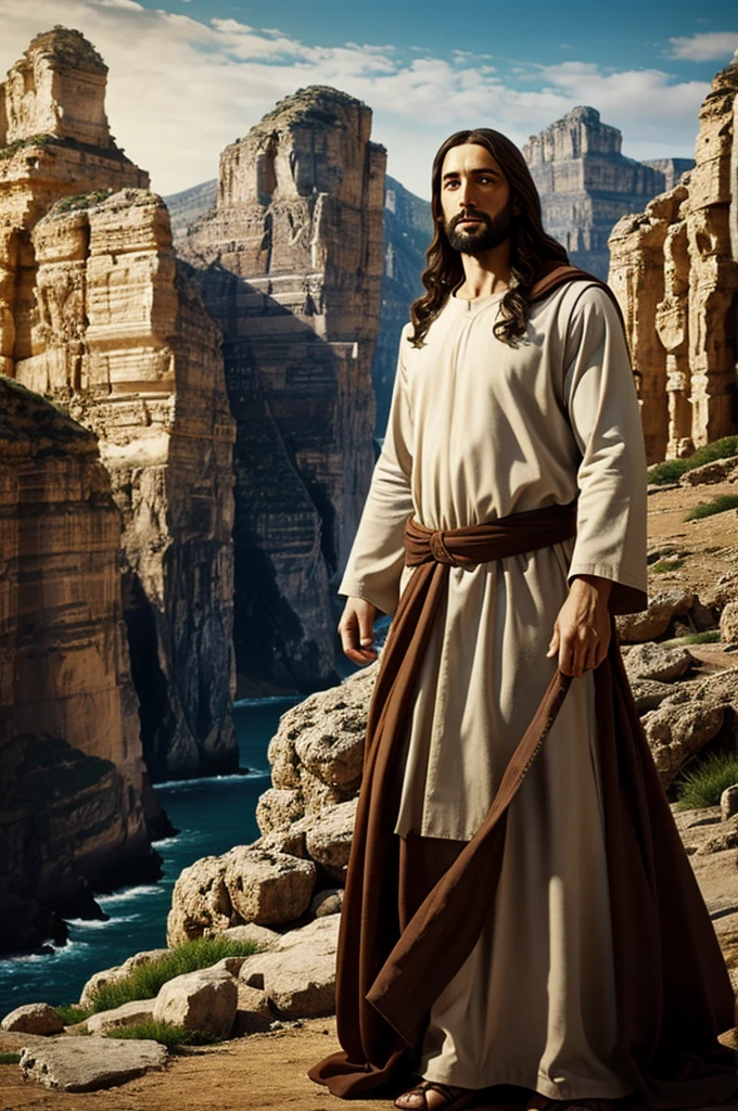 Jesus with the 12 apostles realistic