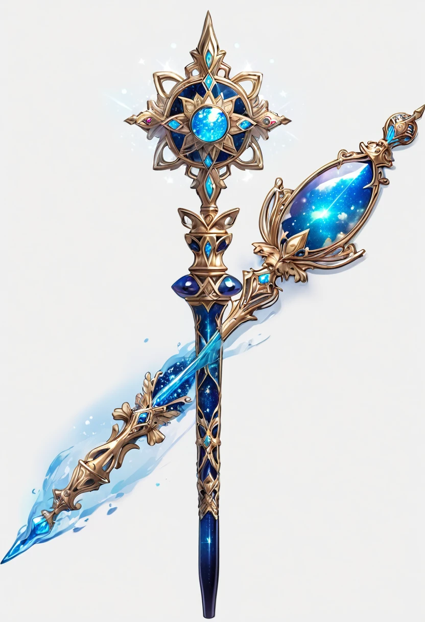 extremely detailed wand based of the cosmos