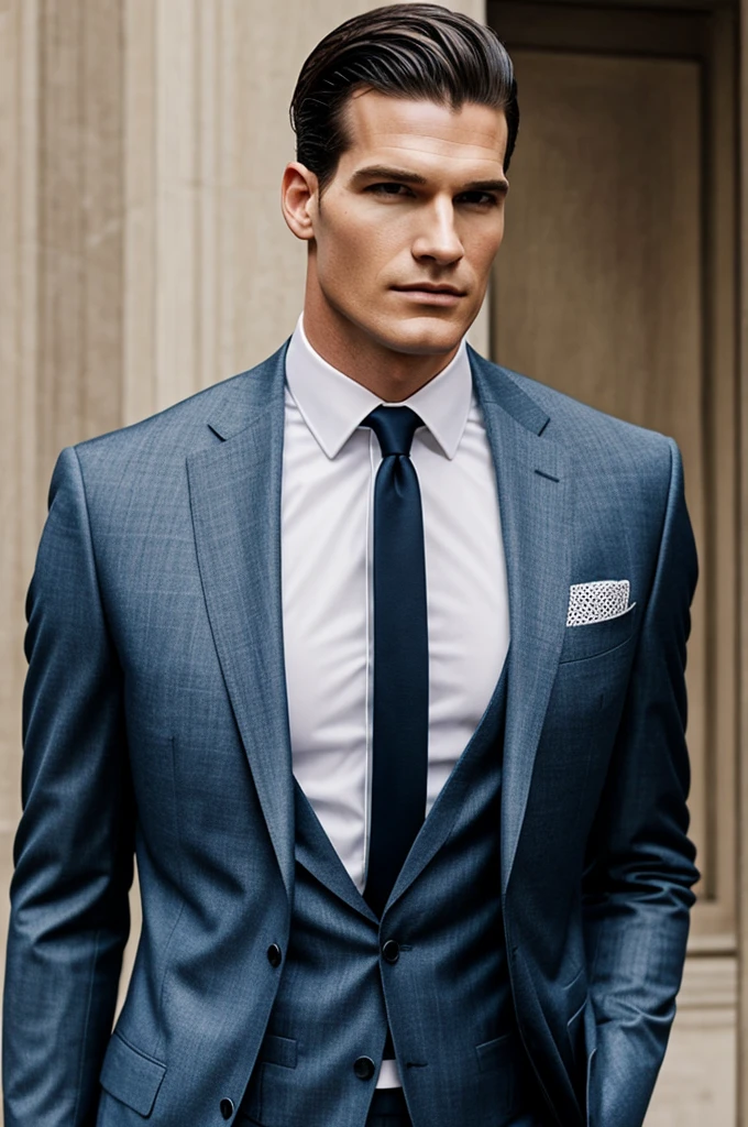 Tall Man Bateman Elegant Suit