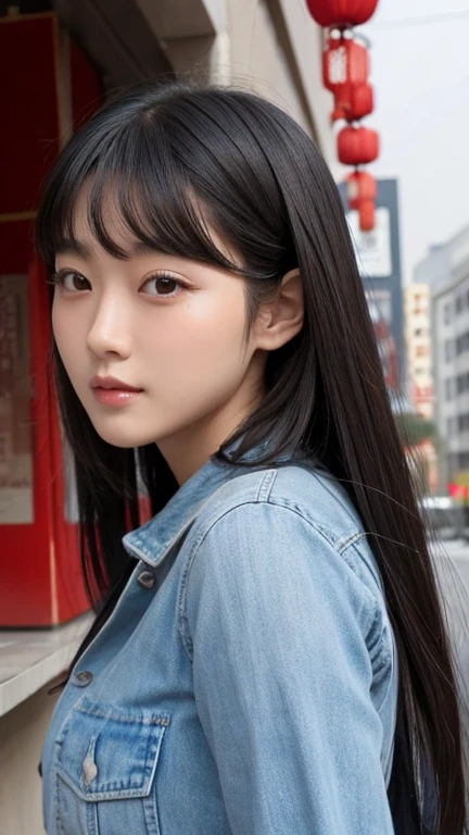 beautiful face,black hair,gigantic ,nsfw,Chinese,