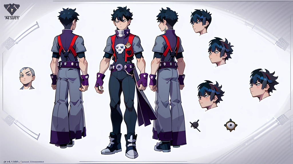 (My Hero Academia Style), (((Edgar))), (((Brawl Stars))), (((1boy))), (((solo))), (((Young Male))), (((SIngle Character))), (((Full body photo:1.5))), (((face photo:0.5))), (((photo:0.5))), (((High resolution))), ((concept art of character)), ((Character Design Sheet)), (Same role), (frontage), (Lateral face), (on back), ((three sided view)), ((multiple views)), (((perfect anatomy))), (((perfect hands))), (((super detailed))),
