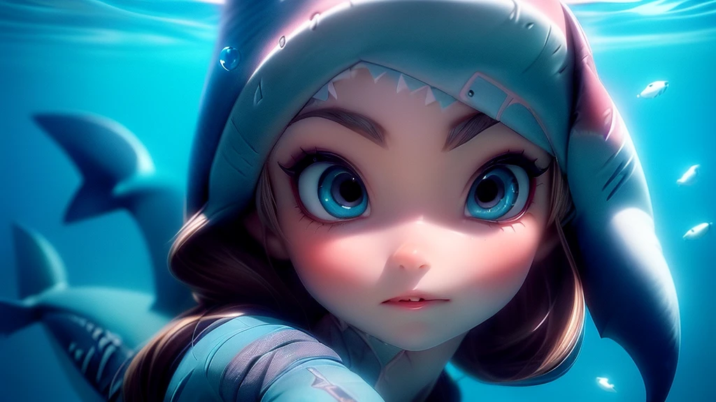 (((girl face and shark body))), full body, shark tail,jumping over a yacht,beautiful detailed eyes,beautiful detailed lips,extremely detailed face and eyes,long eyelashes,underwater scene,sunlight rays,detailed water splash,cinematic lighting,vibrant colors,dramatic composition,epic fantasy,8k,best quality,high resolution,masterpiece