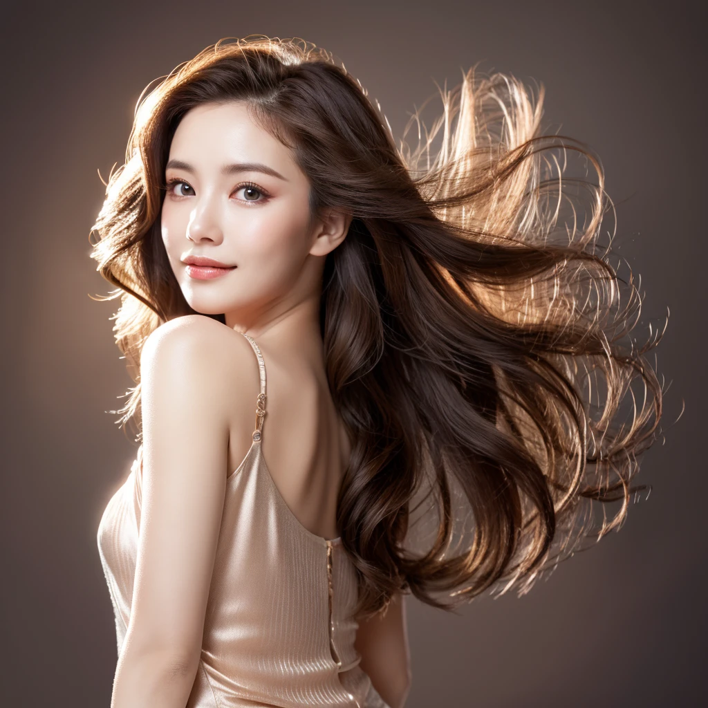 Beautiful mature woman with beautiful wavy long hair, she is alluring, Ultra-high resolution,(Realistic:1.4), ((Highest quality)), ((masterpiece)), (be familiar with),
