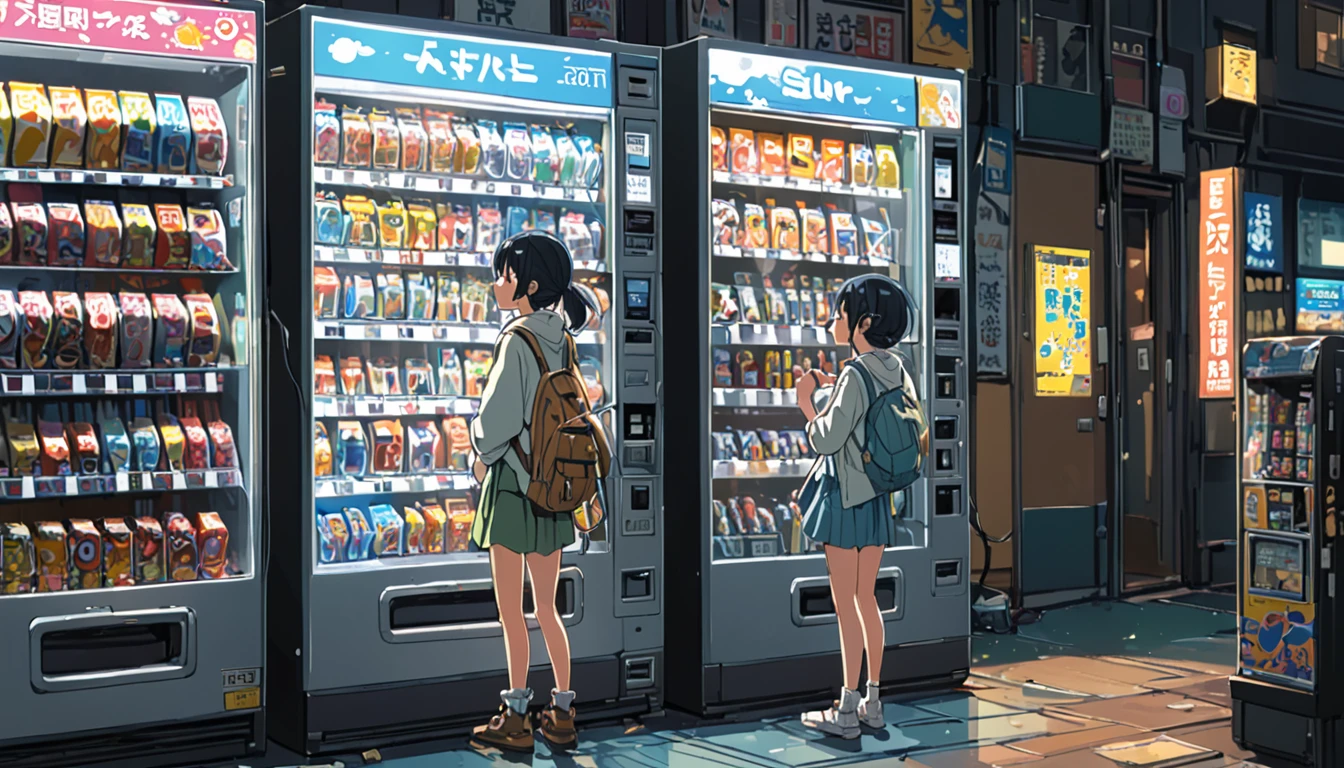 ((Anime: 1.4, Illustration)), (Masterpiece, Top Quality, Best Quality), (Ultra-Detailed, Absolutely Resolution), ((16k, HIGH RES)), ((Ikari Shinji, Earphones, Vending Machine), ( Anime: 1.4, Illustration)), (Masterpiece, Top Quality, Best Quality), (Ultra-Detailed, Absolutely Resolution). Ak {Lofi Art, Style of Laurie Greasley, Style of Makoto Shinkai, Anime Aesthetic}, BREAK {(Produces IMAGES WITH ITH INFORMATION THAN 40 Million Pixels with Cinematic-Like Detailed Textures S Hot on a Sony slur).}