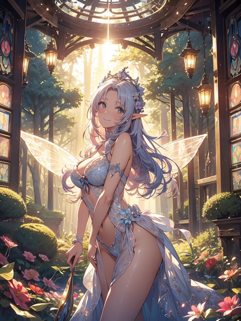 最high quality、1 woman elf on screen 、ly, Beautifully decorated bra、Panautiful foam、、CourtyardShining fairy wings、Flower fractal art Beautiful Nature Separate swimsuit 、((cowboy shot )) 、see-throughbodystocking,underwear,Beautiful side shot, radiance,High-definition depiction, Realistic, 8K, Unity, beautiful Shot, light smile, Beautifully and vividly drawn, , Beautiful, beautiful, clear skin、sexly,beauul underwear,Countless rays of light pouring down, Swirling Light, Raise one arm above your head, Intense light is emitted from the magic circle in front of the girl. forest、Lots of leaves、green leaves、flower、Particles of light、Bedroom at night、Magic Pce、Fairy tale、
Romanticism,Cowboy Shot: The most beautiful form of chaos, Mr..々colour, Intertwined flowers, Particle,magical gentle light,smile,sexly,image qual、masterpiece、Beautiful Face、Super beautiful elf woman((Big breasted 22 year olce lady、Bust 100,Beautiful long ironed hair 、bionde hair,height: 165cm。、sexly、ANDsbian、、high qual、、Visual art、Written boundary depth、、ANDlf ANDars、、universe、Happy smile、gentle light、ANDlf forest、elegant、ticker beautiful decorative、、magic、forest、beautiful tiara、Beautiful bed、Beautiful Landscape、A kind smile、wonderful、Fluttering petals、Dance happily、、Cultivate fantasy、、Mystery light Lots of flowers、、art、forest, palace, art,mystery,Ultra-high resolution,atmosphere A colorful and dreamy anime-style illustration of a young girl with beautiful hair,Beautiful Forest. surrounded by a kaleidoscope of colors and glowing lights. The background is filled with whimsical details and a magical atmosphere. --ar 3:4 --style raw --stylize 600 --niji 6、Throne Beautiful エロnsfw