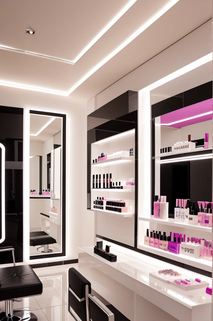 Create a logo for a beauty salon with the name jhael makeup and a small slogan that says beauty salon
