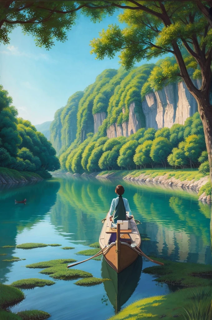 Ghibli-like painting style
