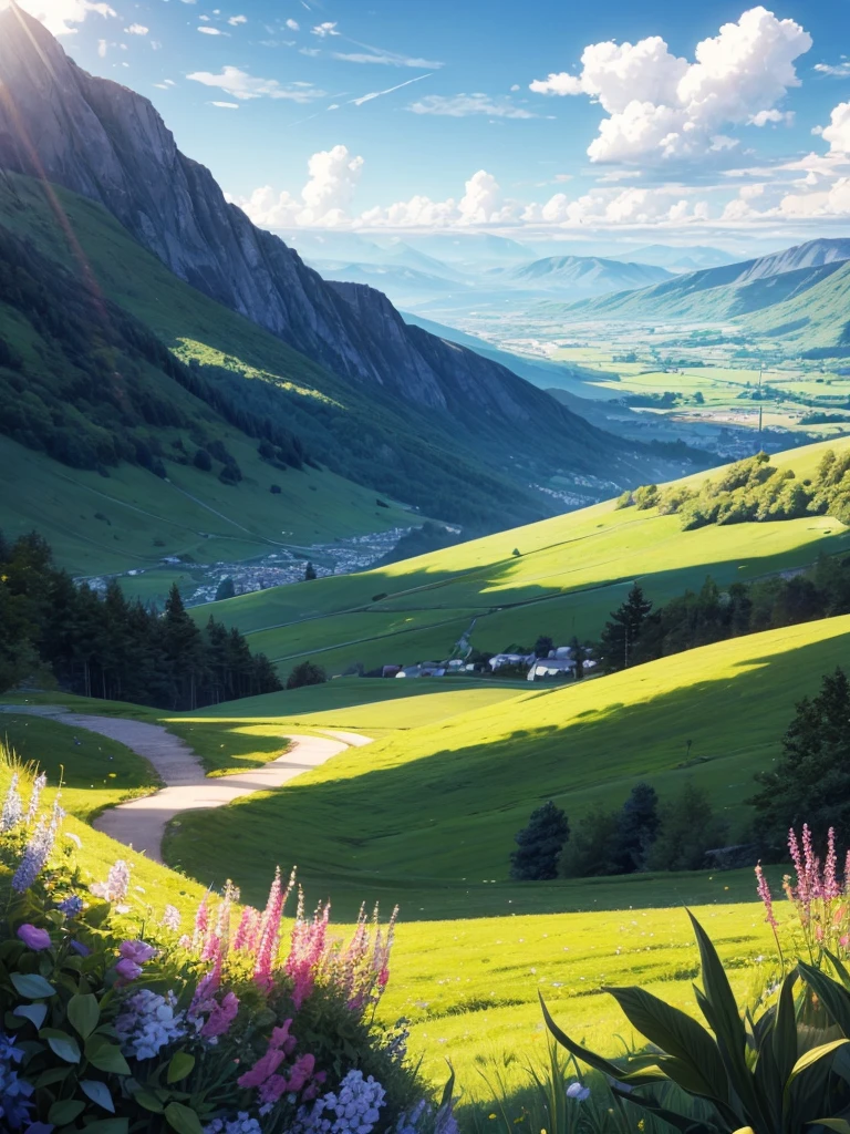 summer, landscape