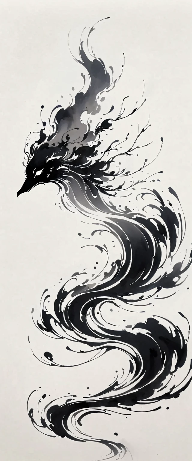 (动漫Wire描:1.5),(Black and White:1.45),Minimalism,(Wire条艺术:1.6),sketch,charcoal drawing,Chinese Ink Painting, Cyan and White, Minimum, Wire, White background,No humans,Mountain