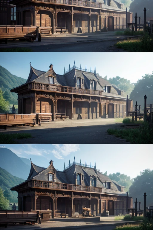Scene concept design., realist