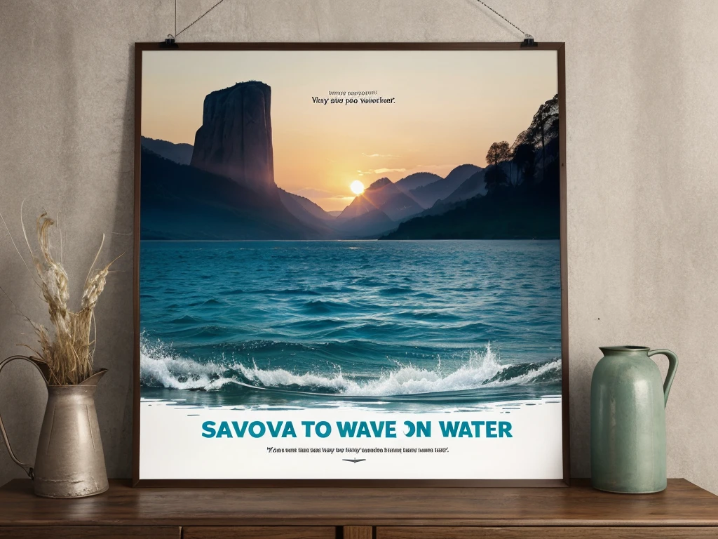 Create a poster on save Water 