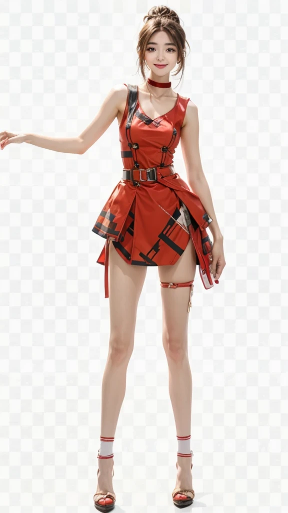 Close-up of teenage girl posing,Smiling emoticon