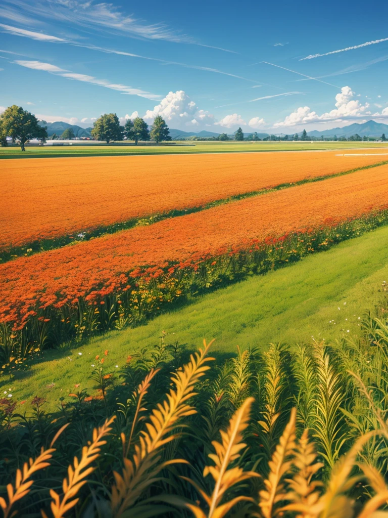 summer, hot, Japan, field, No people