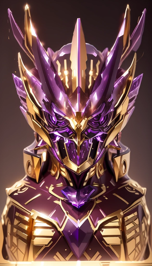 Transformed into a Chinese century style,And in the form of gold and purple crystal interweaving