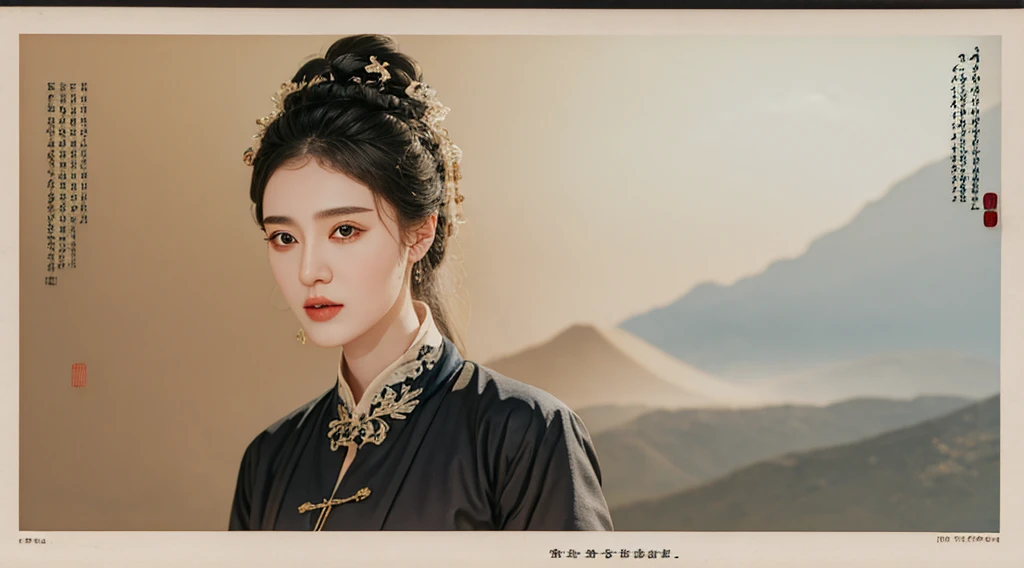 8K quality,1 girl,Backstreets,Side 32k,exteriors,Roof,People are small(tmasterpiece,k hd,hyper HD,32k)Long flowing black hair,Tang dynasty complex,zydink, a color,ruins(canyons), (Linen batik scarf), Combat posture, looking at the ground, Linen bandana, Chinese python pattern long-sleeved garment, ruins(Abstract gouache splash:1.2), Dark clouds lightning background,Flour flies(realisticlying:1.4),Black color hair,The dust is blowing,Background fog, A high resolution, the detail, RAW photogr, Sharp Re, Nikon D850 Film Stock Photo by Jefferies Lee 4 Kodak Portra 400 Camera F1.6 shots, Rich colors, ultra-realistic vivid textures, Dramatic lighting, Unreal Engine Art Station Trend, cinestir 800,Flowing bright yellow hair,(((National style building)))Full-body side 8K quality,1 girl,Backstreets,Side 32k,exteriors,Roof,People are small(tmasterpiece,k hd,hyper HD,32k)Long flowing black hair,Tang dynasty complex,zydink, a color,ruins(canyons), (Linen batik scarf), Combat posture, looking at the ground, Linen bandana, Chinese python pattern long-sleeved garment, ruins(Abstract gouache splash:1.2), Dark clouds lightning background,Flour flies(realisticlying:1.4),Black color hair,The dust is blowing,Background fog, A high resolution, the detail, RAW photogr, Sharp Re, Nikon D850 Film Stock Photo by Jefferies Lee 4 Kodak Portra 400 Camera F1.6 shots, Rich colors, ultra-realistic vivid textures, Dramatic lighting, Unreal Engine Art Station Trend, cinestir 800,Flowing bright yellow hair,(((National style building)))Full-body side