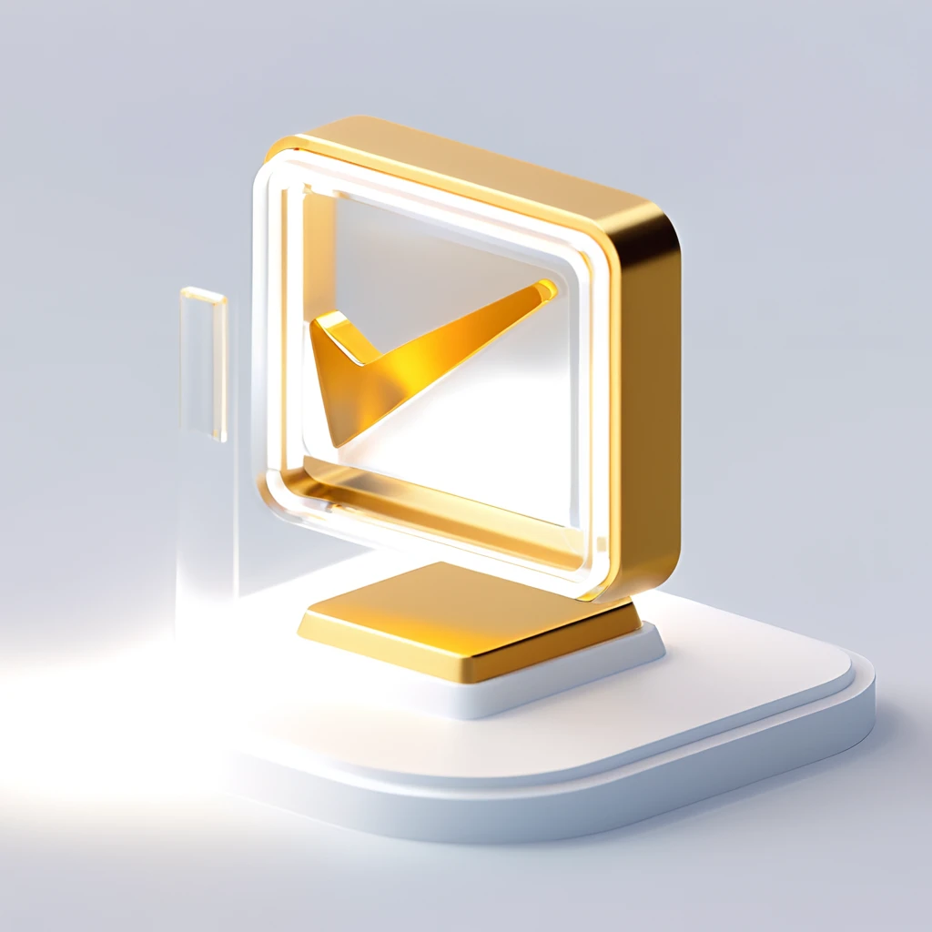 Shop|Golden Stap Icon,Lots of details, Octane Rendering, Transparent glass texture,Frosted glass, Transparent sense of technology, industrial design, White background, Studio Lighting, Sunlight, flat, Minimum, quasi-object, Axisymmetric, Blender, C4D, best quality, 4K