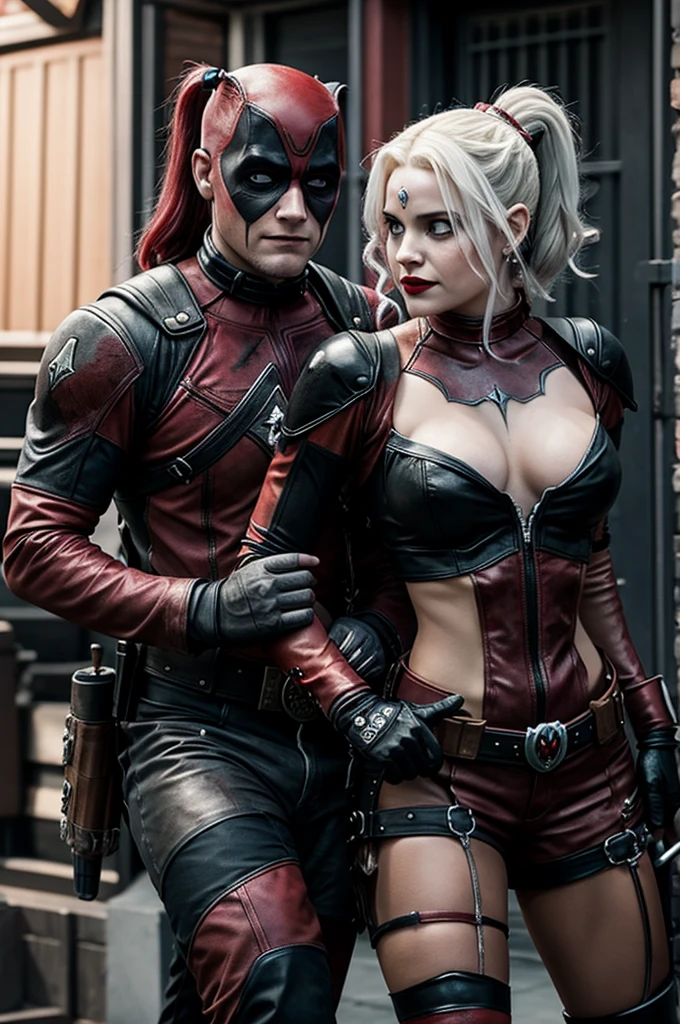 Harley Queen and Dead Pool together